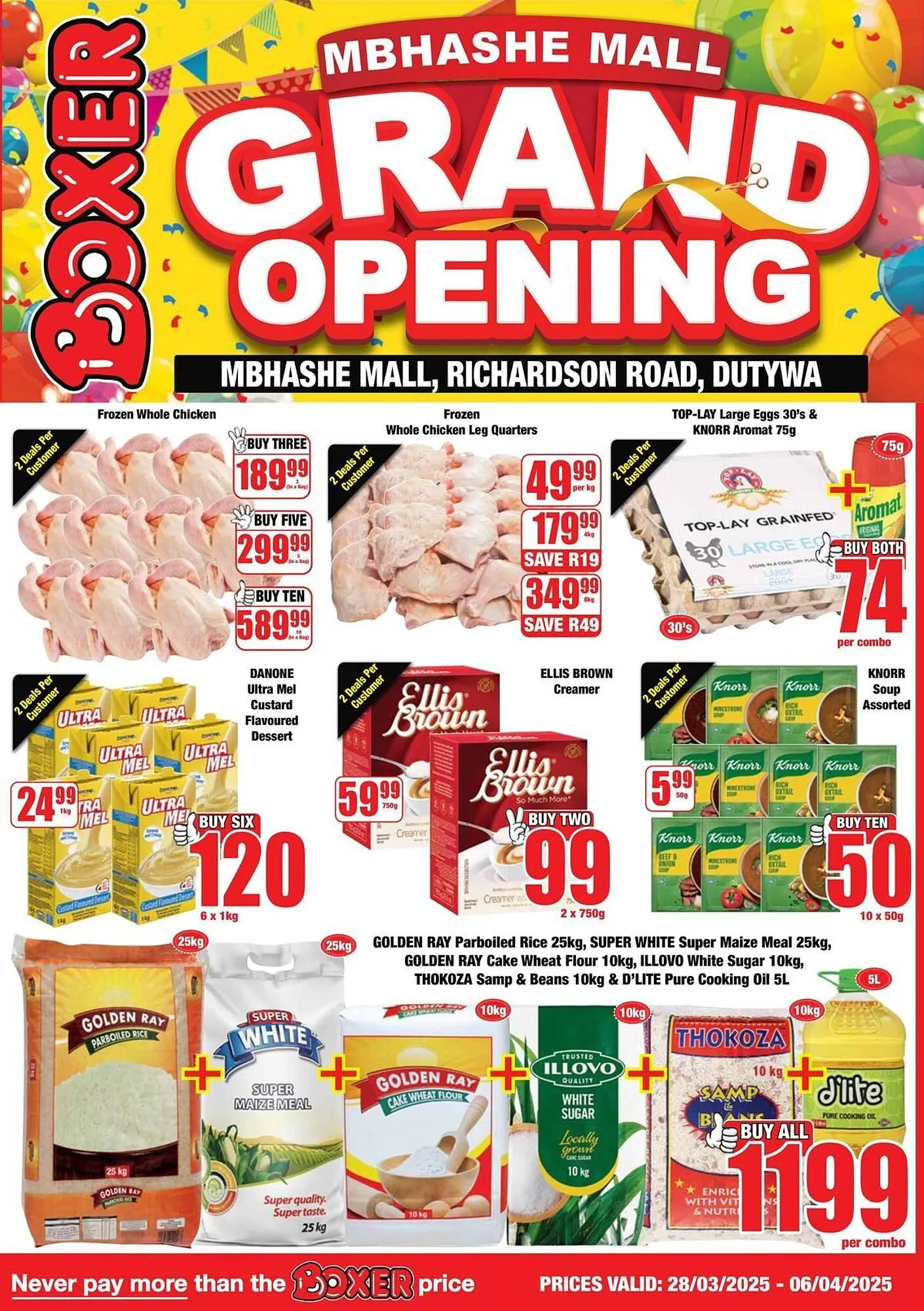 Boxer catalogue from 28 March to 6 April 2025 - Catalogue Page 1