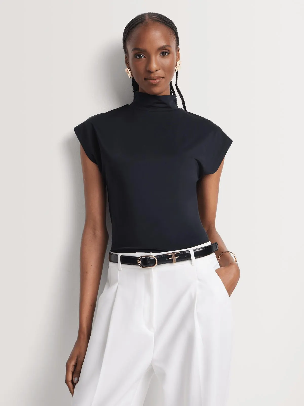 Polyamide Highneck Top