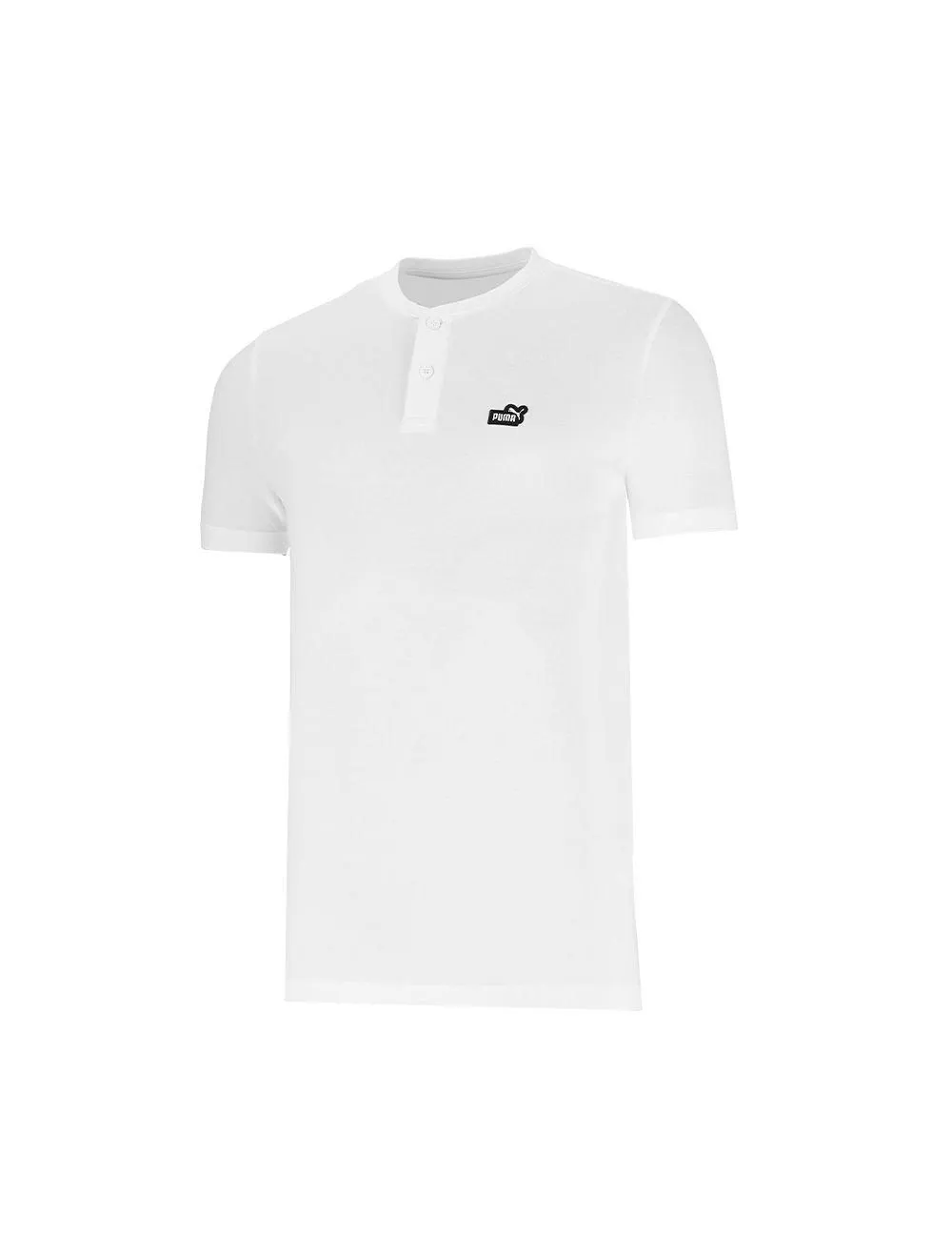 Puma Badge Mens Henley Golfer White