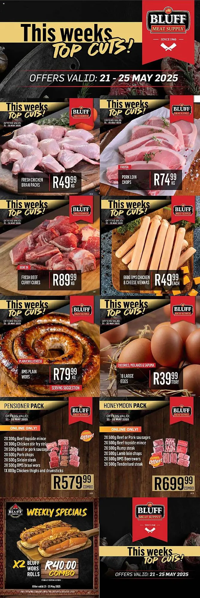 Bluff Meat Supply catalogue from 21 May to 25 May 2025 - Catalogue Page 1