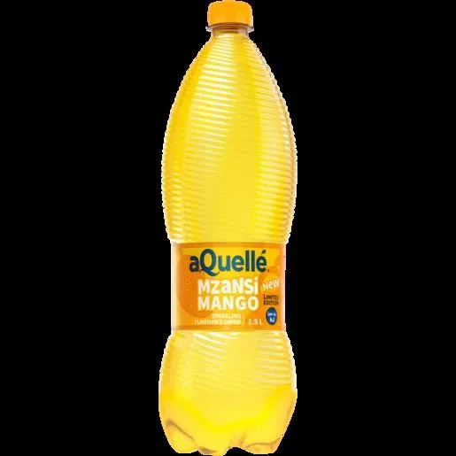 aQuellé Mzansi Mango Flavoured Limited Edition Sparkling Drink 1.5L