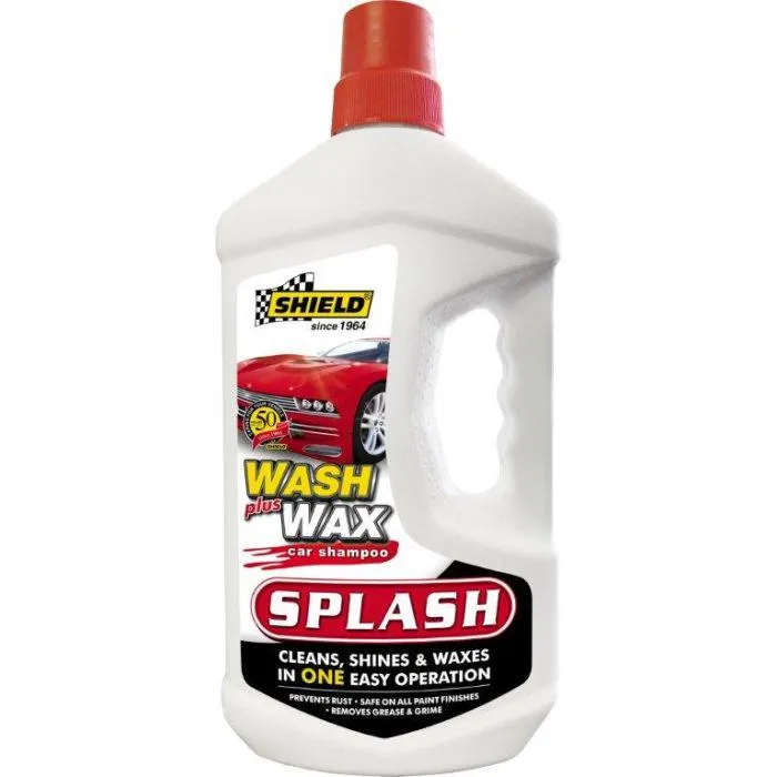 Shield Splash Car Shampoo & Wax 1 Litre
