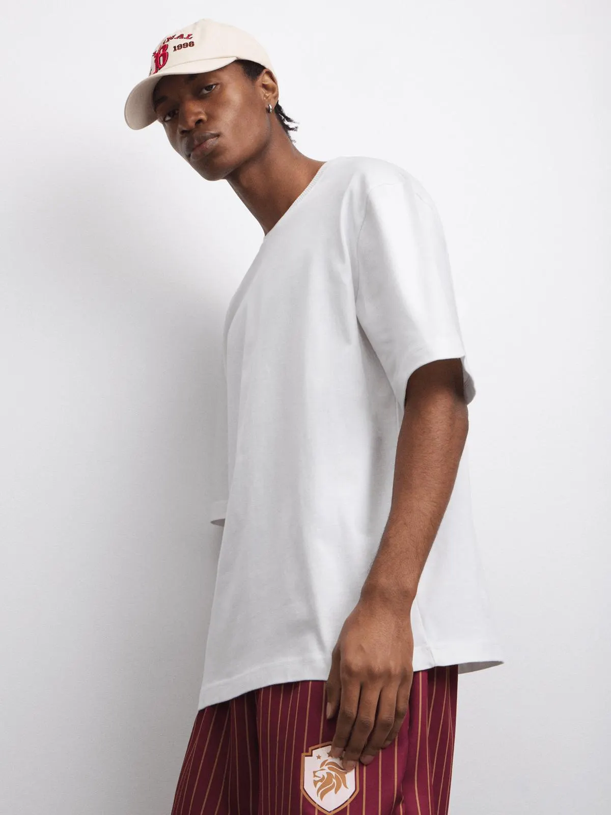 The FIX Men's White Boxy Top