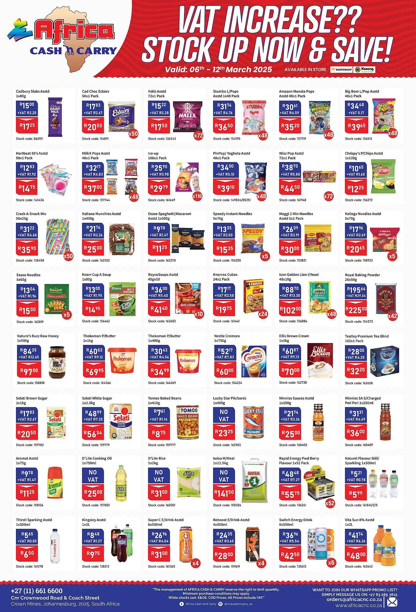 Africa Cash and Carry catalogue from 6 March to 12 March 2025 - Catalogue Page 6
