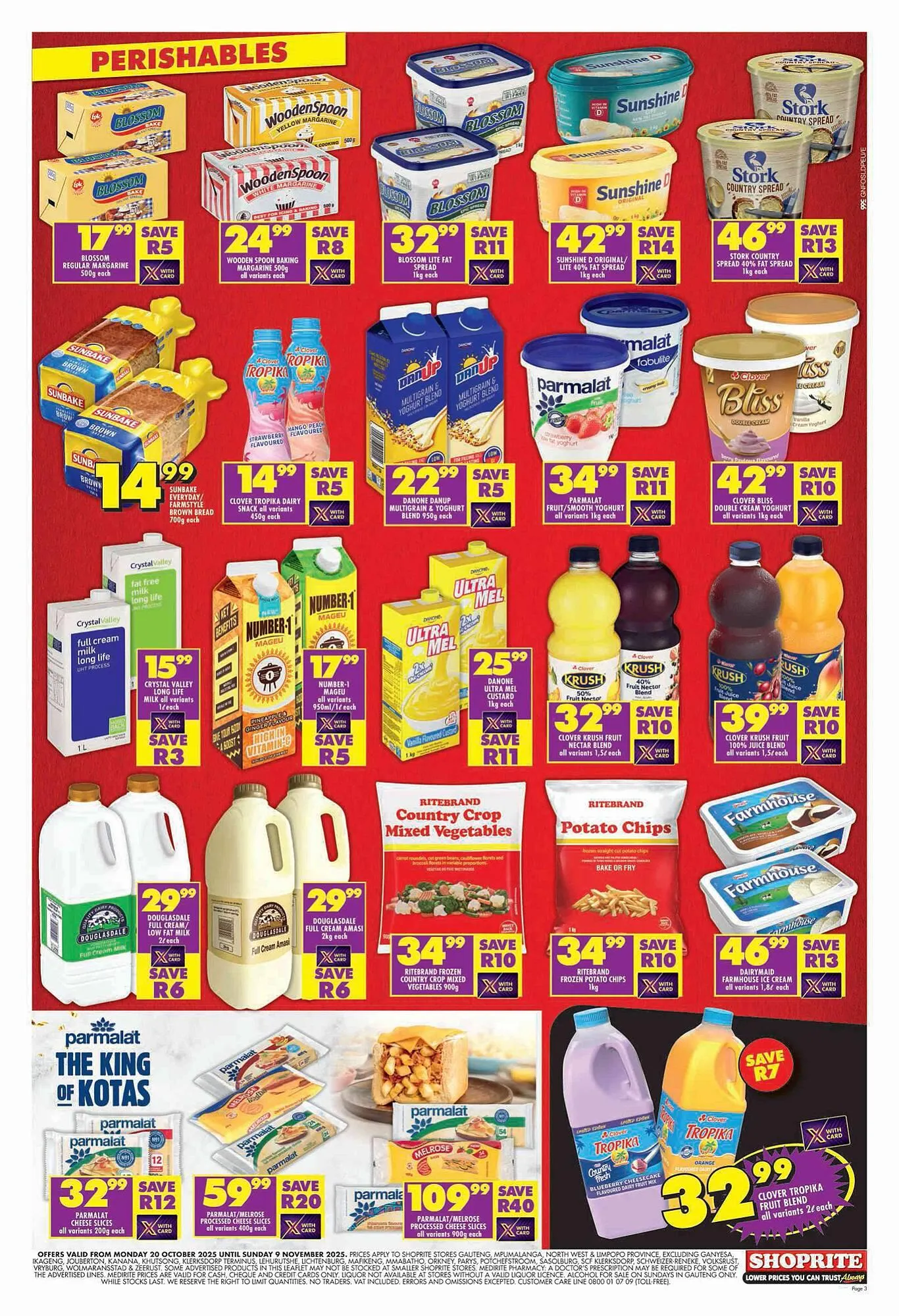 Shoprite catalogue from 20 October to 9 November 2025 - Catalogue Page 3