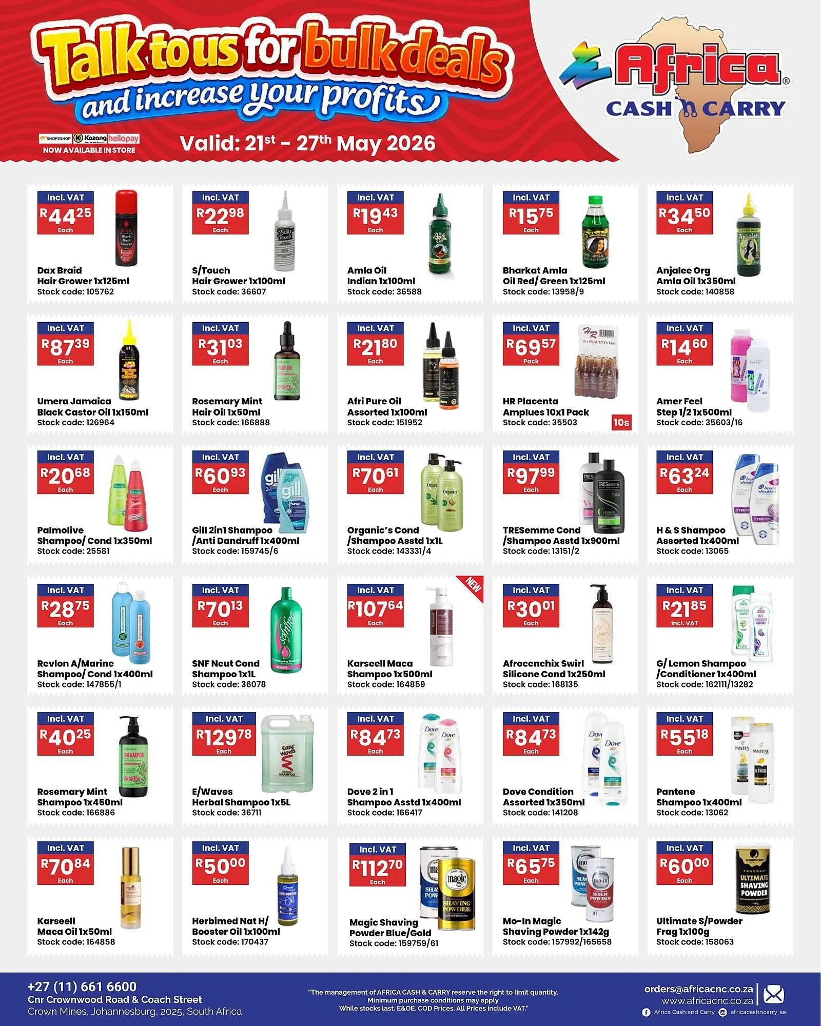 Africa Cash and Carry catalogue from 21 May to 27 May 2026 - Catalogue Page 3