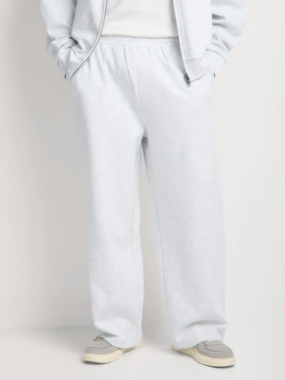 Markham Men's Relaxed Fit Grey Knit Jogger