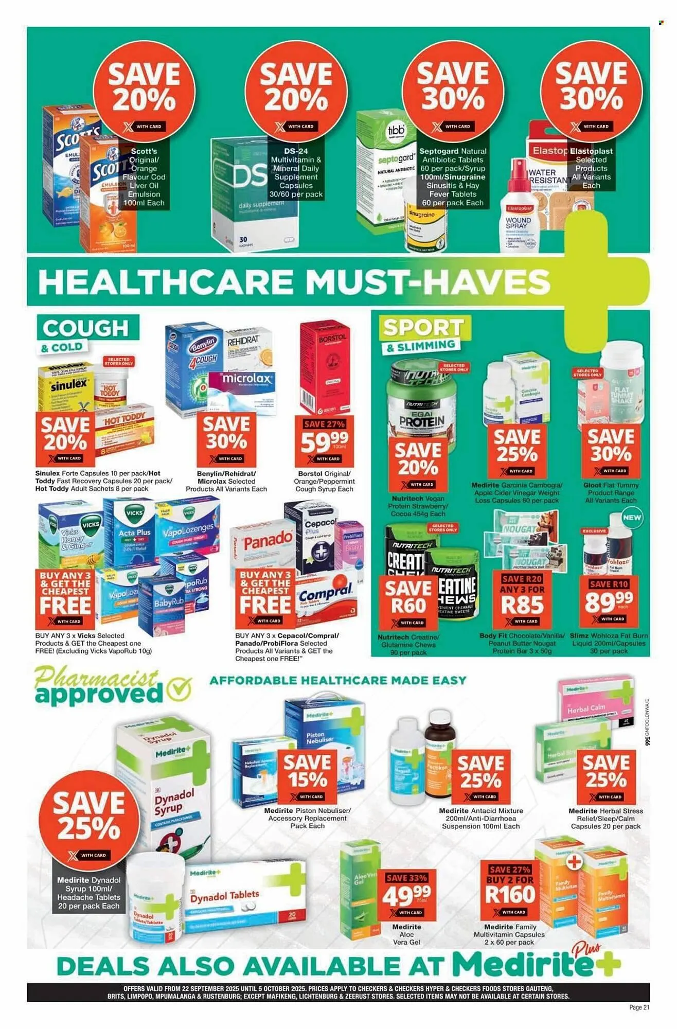 Checkers catalogue from 22 September to 5 October 2025 - Catalogue Page 21