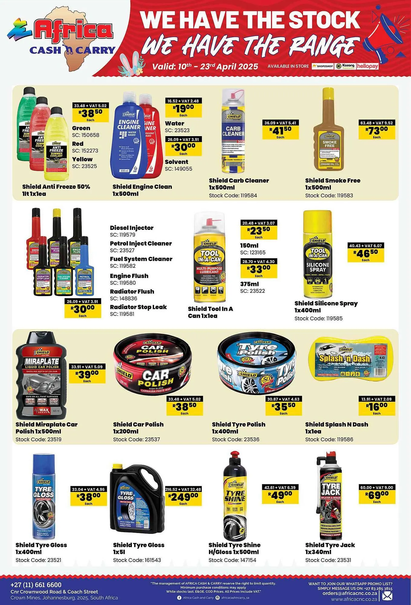 Africa Cash and Carry catalogue from 10 April to 23 April 2025 - Catalogue Page 62