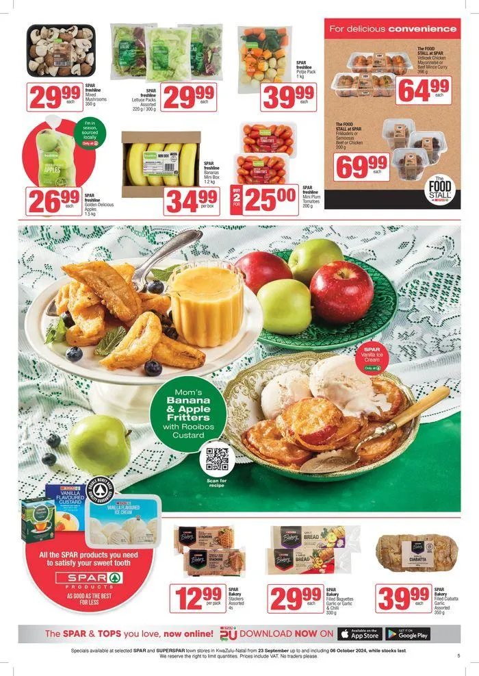 Specials Spar from 23 September to 6 October 2024 - Catalogue Page 5