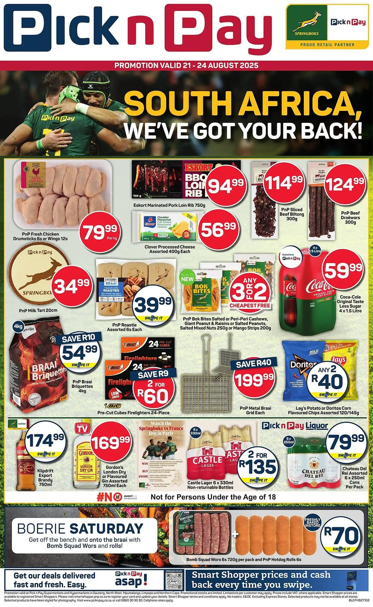 Pick n Pay catalogue from 21 August to 24 August 2025 - Catalogue Page 1
