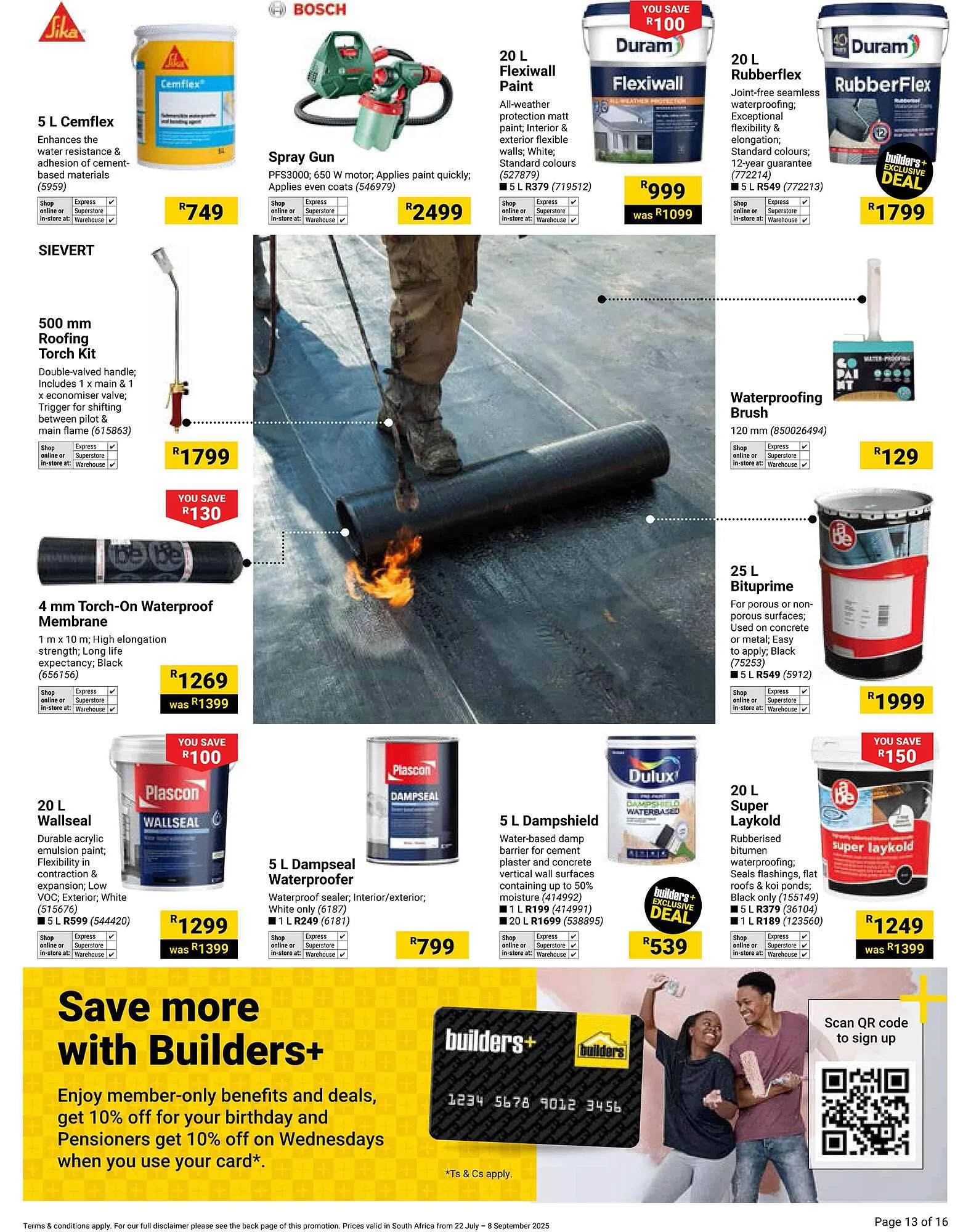 Builders Warehouse catalogue from 22 July to 8 September 2025 - Catalogue Page 12