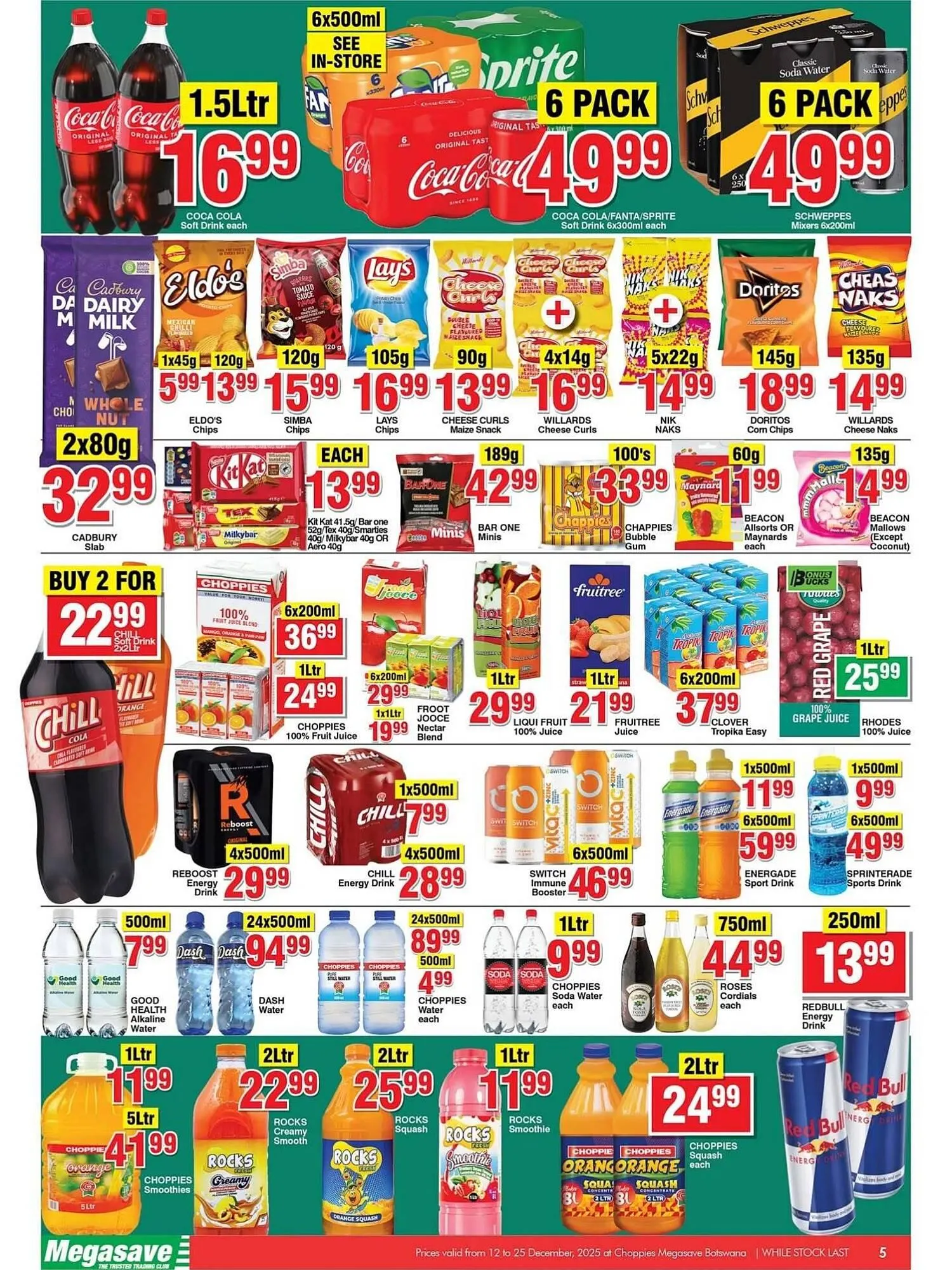 Choppies catalogue from 12 December to 25 December 2025 - Catalogue Page 5
