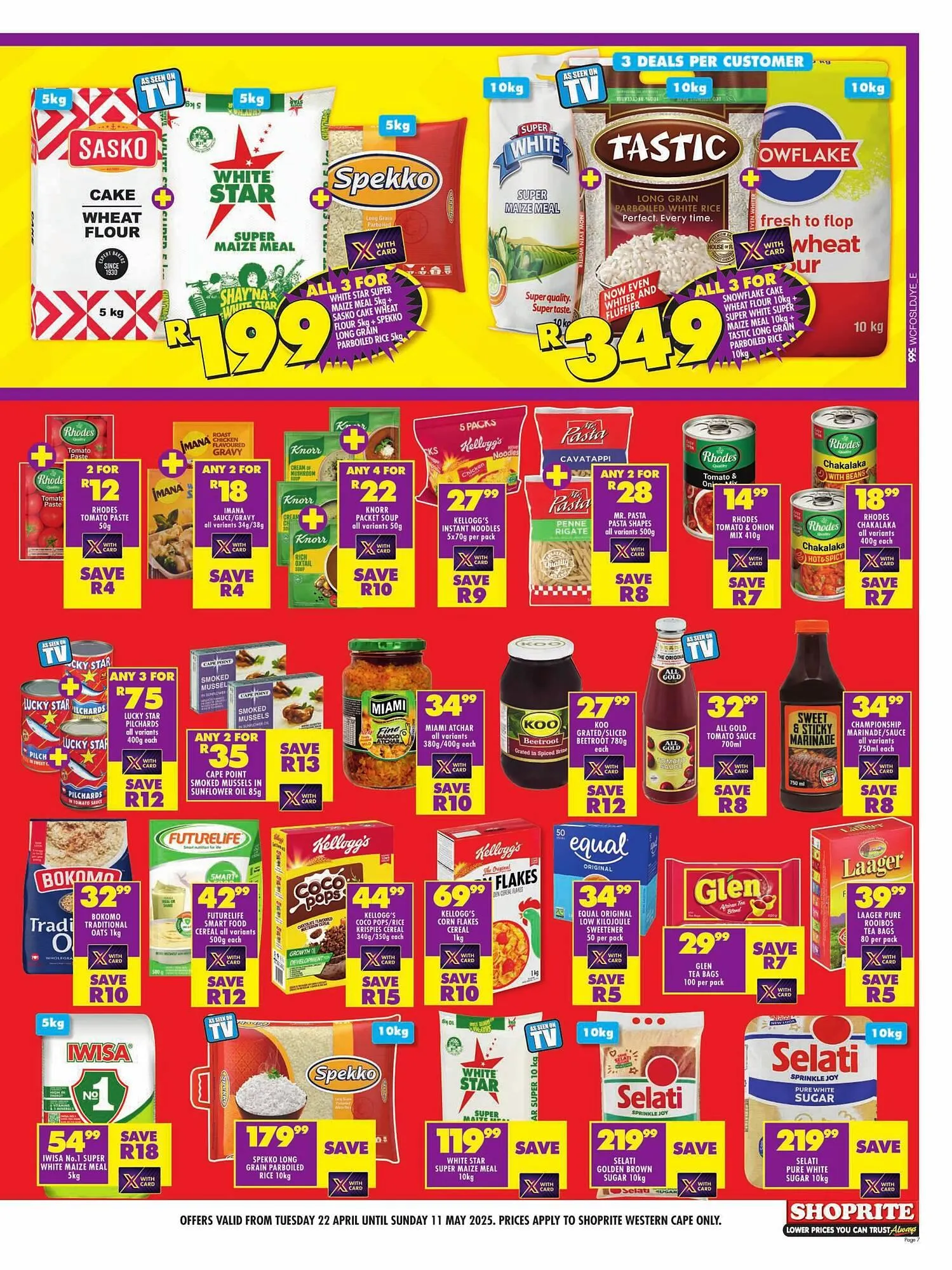 Shoprite catalogue from 22 April to 11 May 2025 - Catalogue Page 7
