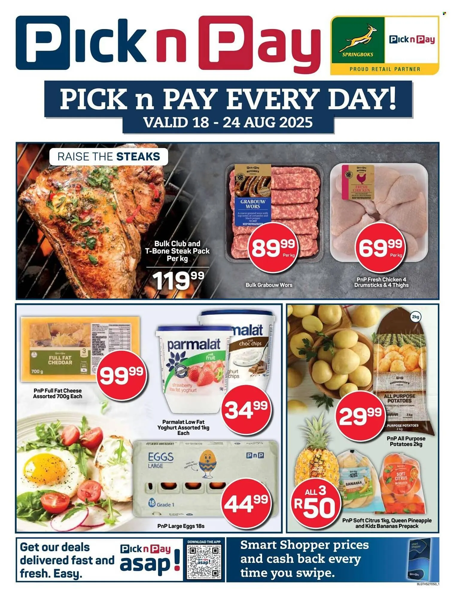 Pick n Pay catalogue from 18 August to 24 August 2025 - Catalogue Page 1