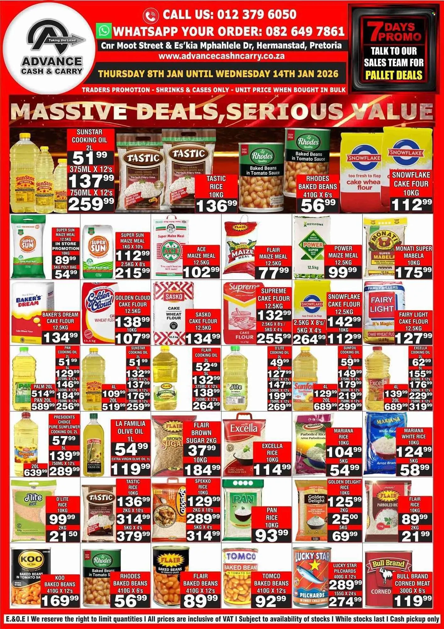 Advance Cash n Carry catalogue from 8 January to 14 January 2026 - Catalogue Page 1