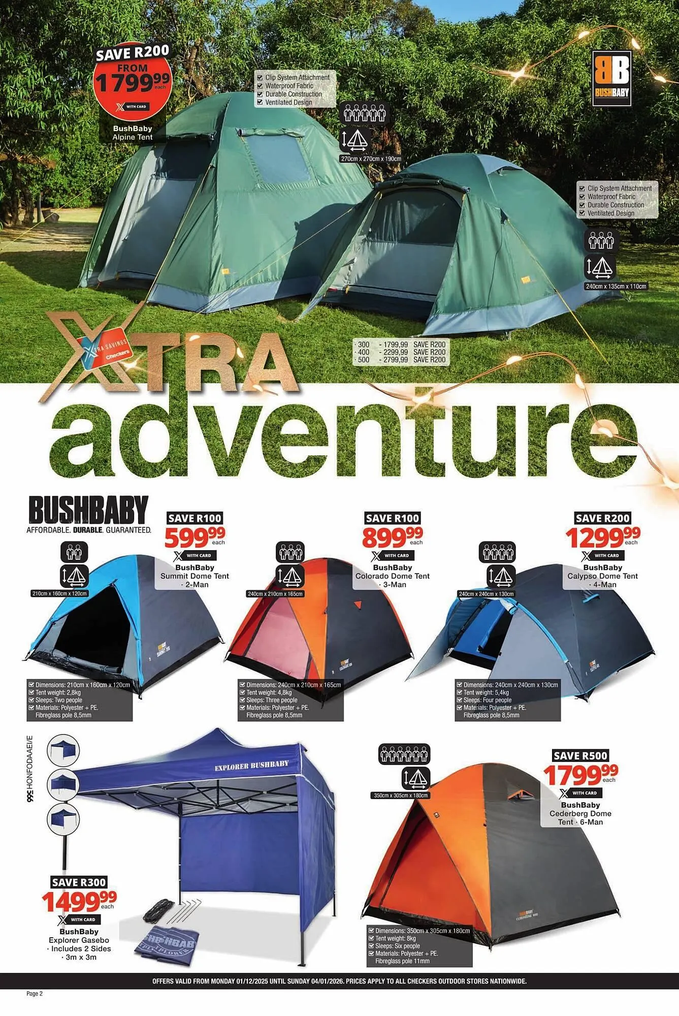 Checkers catalogue from 1 December to 4 January 2026 - Catalogue Page 2