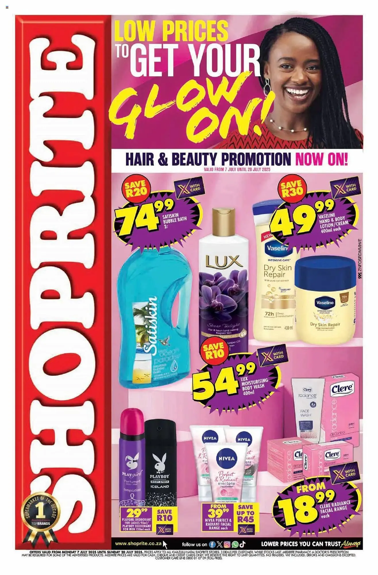 Shoprite catalogue from 7 July to 20 July 2025 - Catalogue Page 1