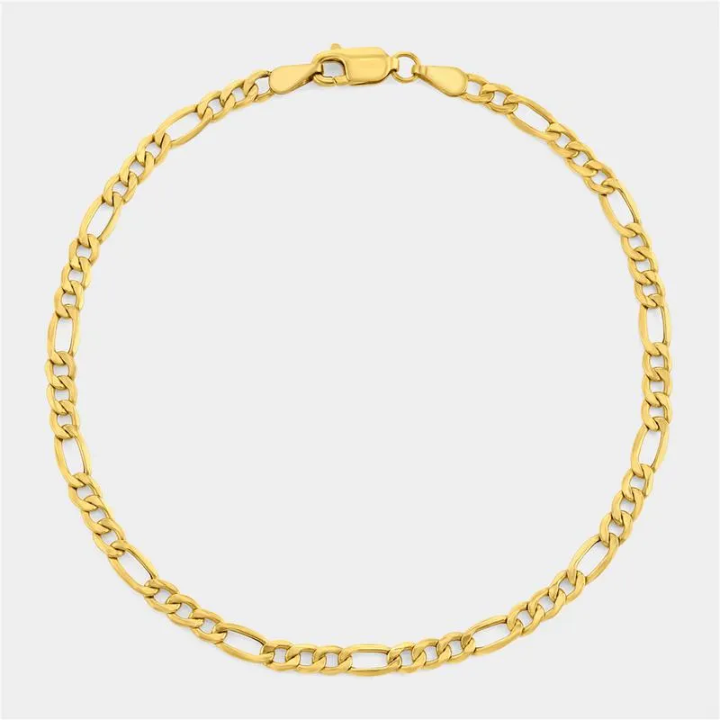 9ct yg Airsolid 80g 3X1 Fig 21cm Blet