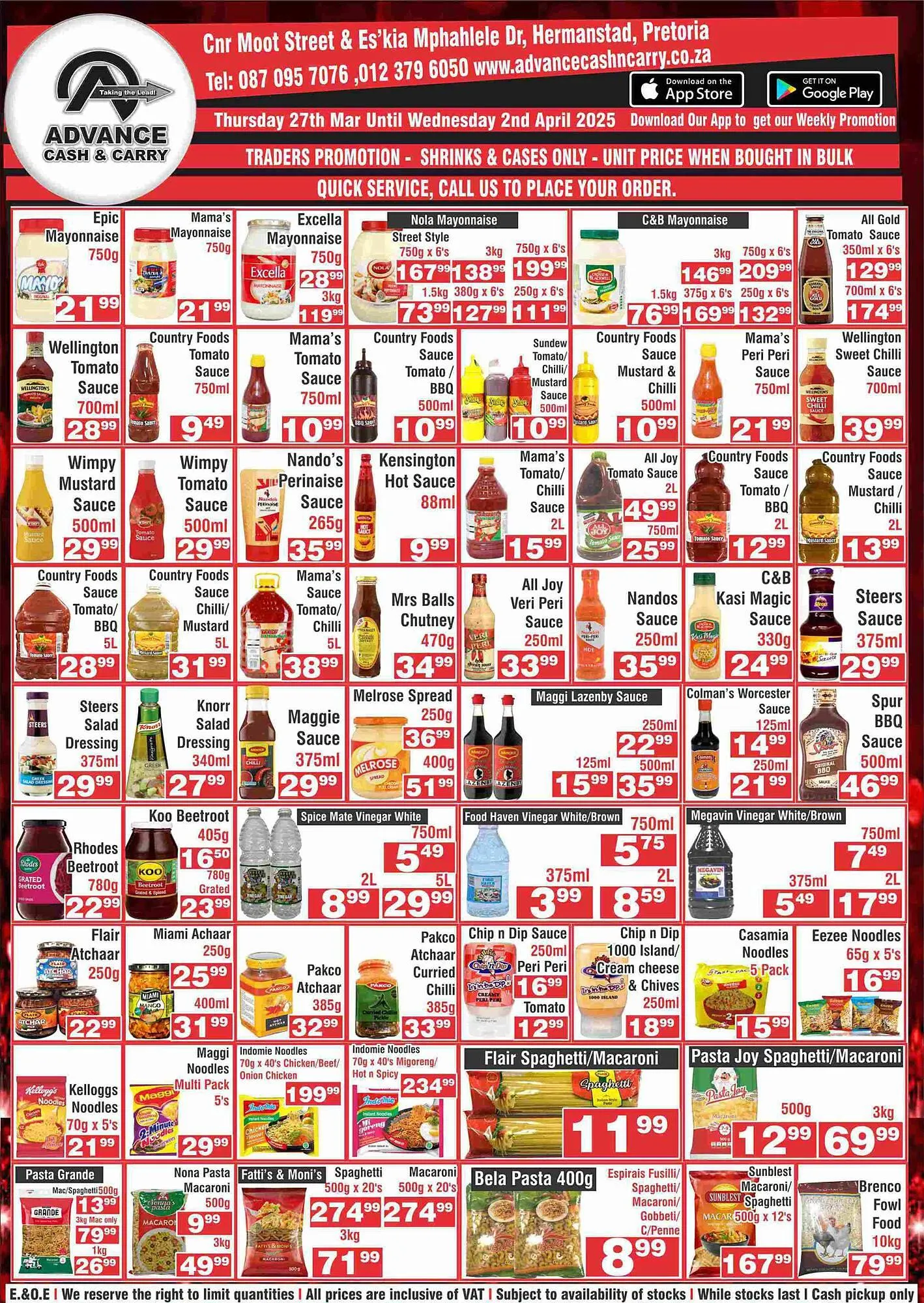 Advance Cash n Carry catalogue from 27 March to 2 April 2025 - Catalogue Page 2