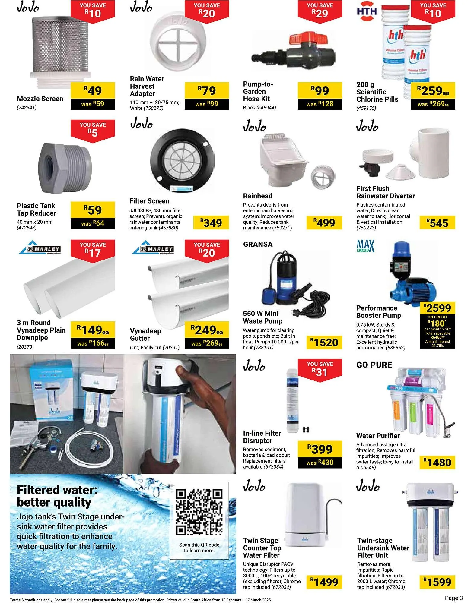 Builders Warehouse catalogue from 18 February to 17 March 2025 - Catalogue Page 3