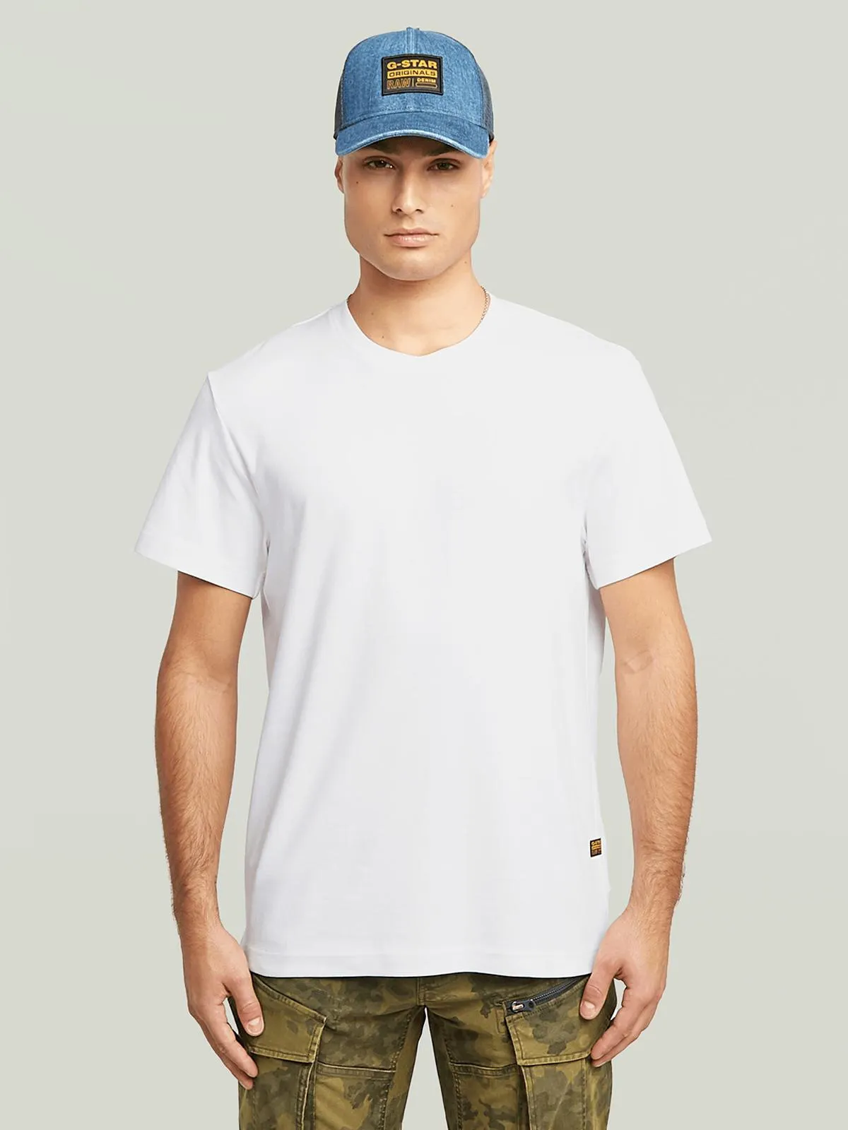G-Star Men's Ventura Script White T-Shirt