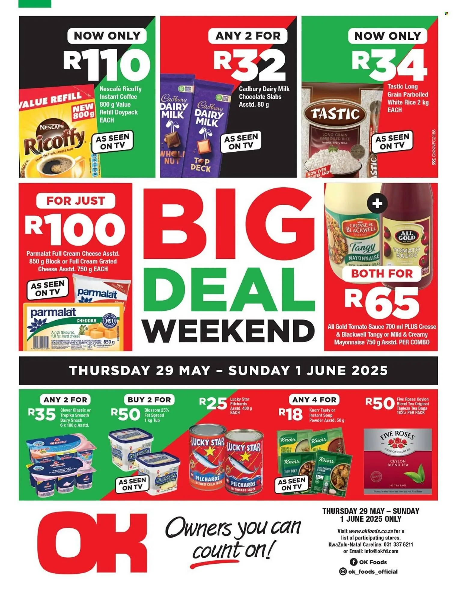 OK Foods catalogue from 29 May to 1 June 2025 - Catalogue Page 1