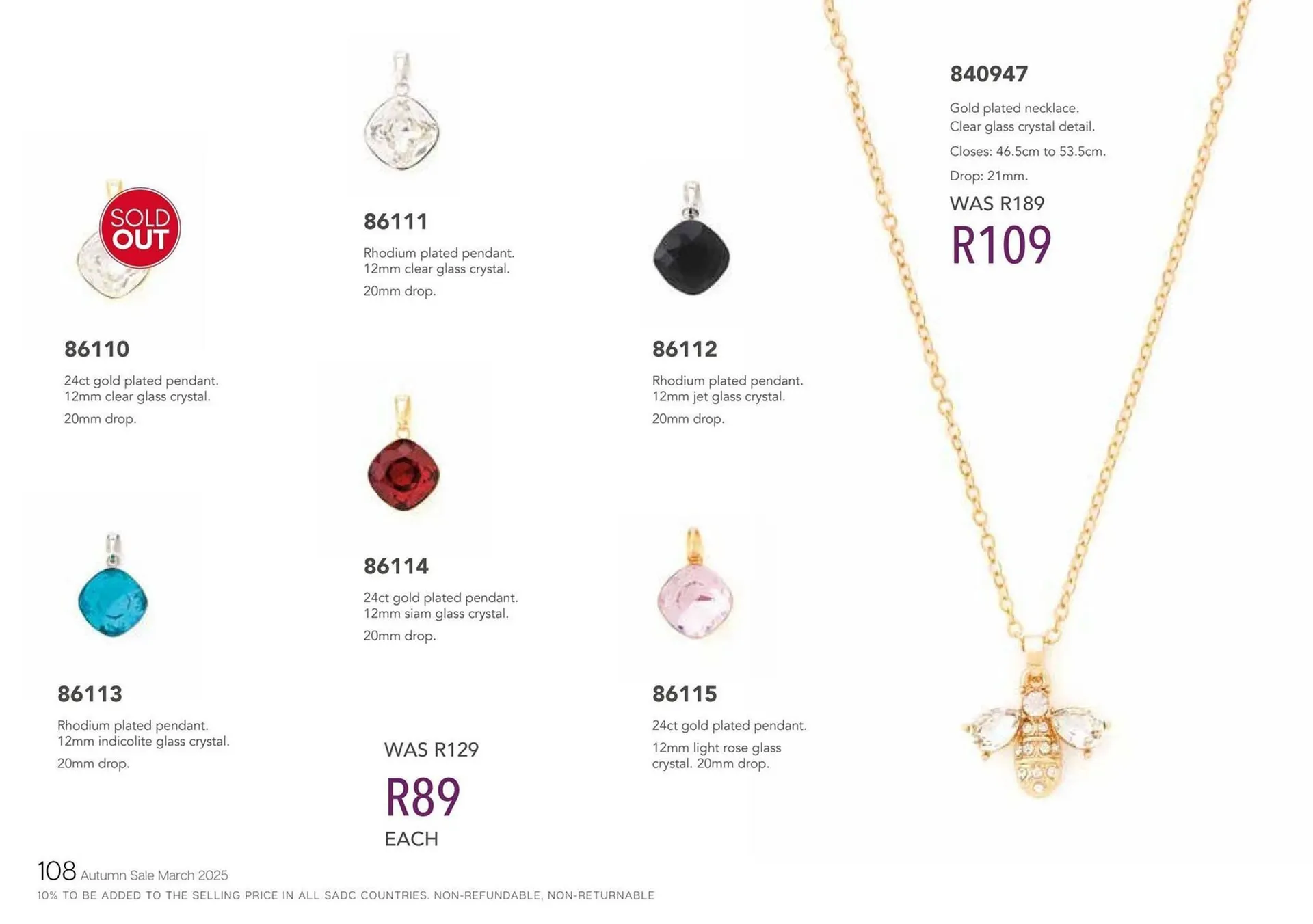 Honey Fashion Accessories catalogue from 2 July to 8 July 2025 - Catalogue Page 110