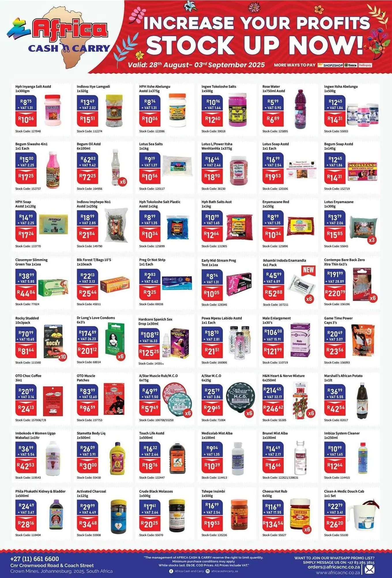 Africa Cash and Carry catalogue from 28 August to 3 September 2025 - Catalogue Page 6