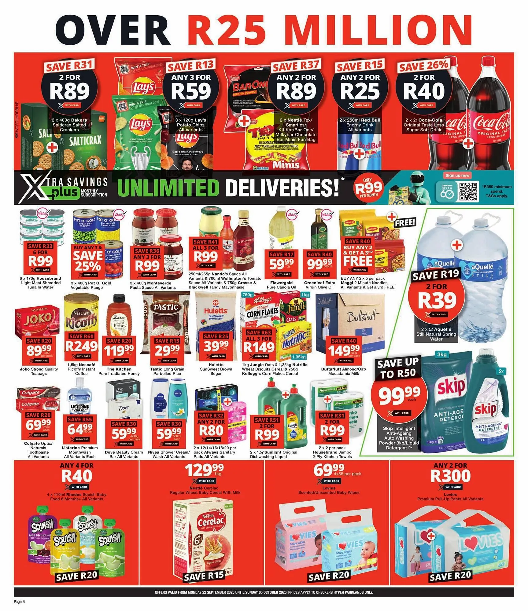 Checkers catalogue from 22 September to 5 October 2025 - Catalogue Page 6