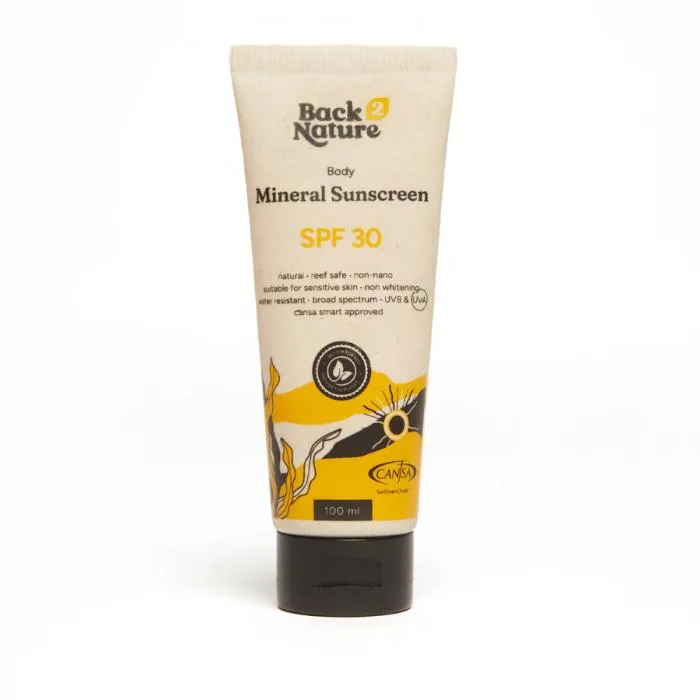Back 2 Nature - Mineral Body Sunscreen SPF 30 100ml