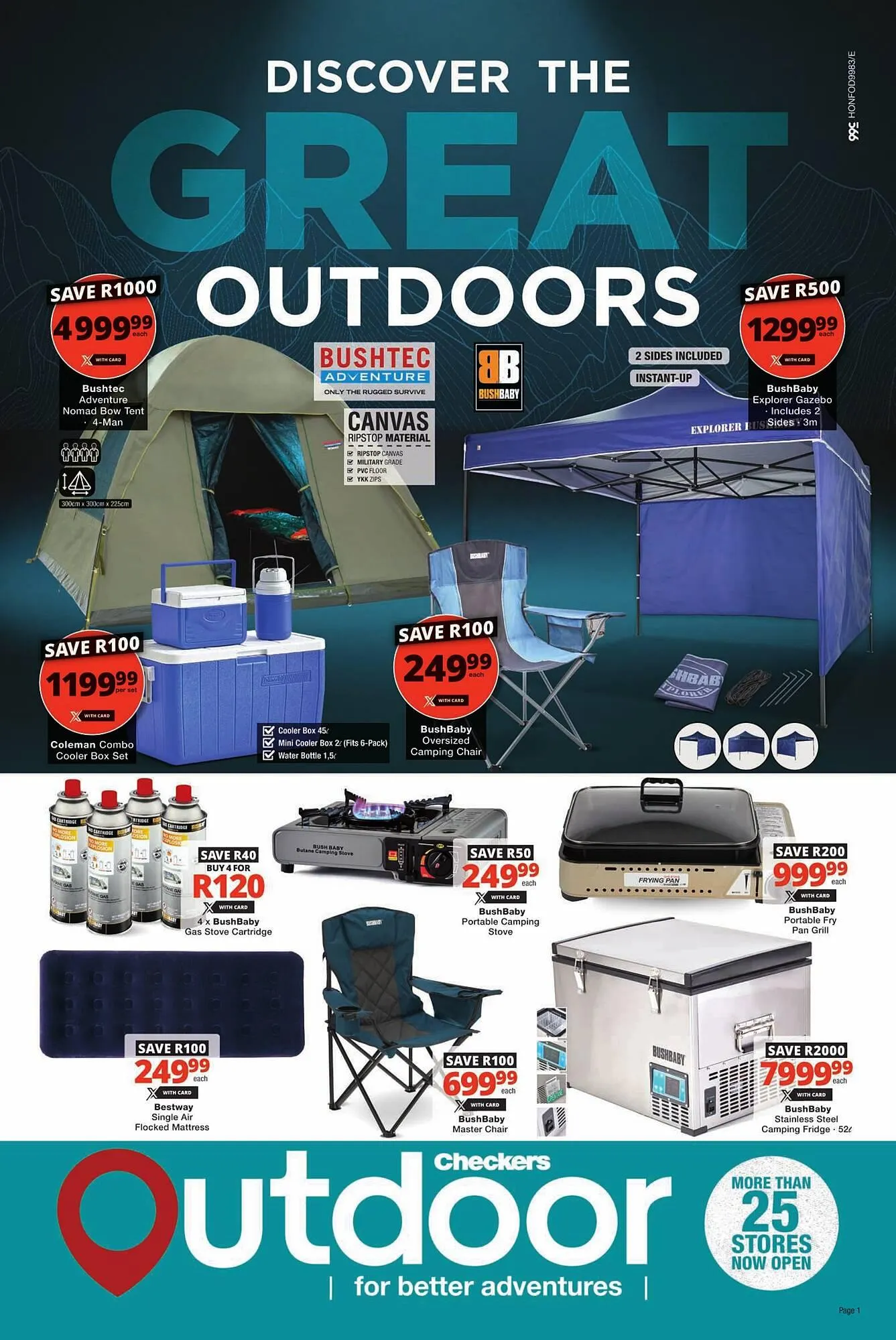 Checkers catalogue from 25 August to 21 September 2025 - Catalogue Page 1