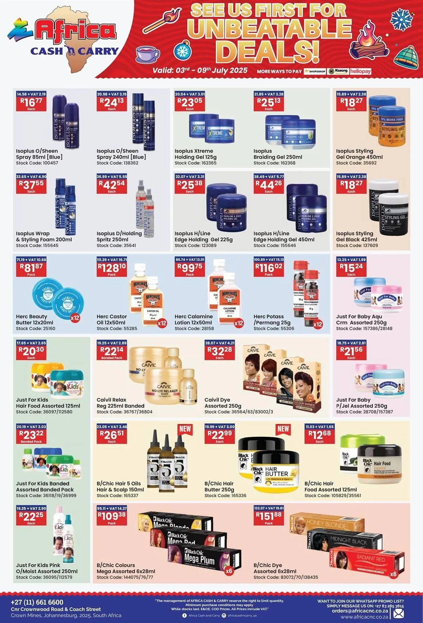 Africa Cash and Carry catalogue from 3 July to 9 July 2025 - Catalogue Page 16