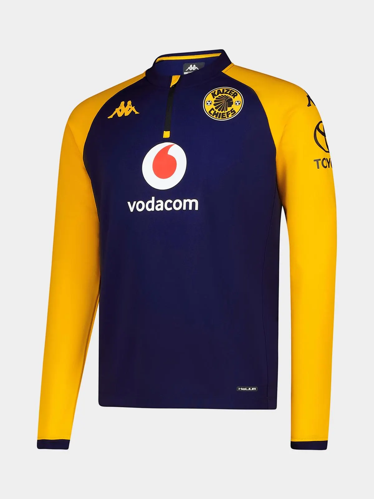 Kappa Mens Kaizer Chiefs Technical Training 1/4 Zip 25/26 Blue Training Top