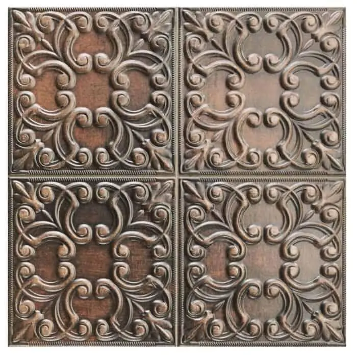Tin Tile Copper Pre-Corte
