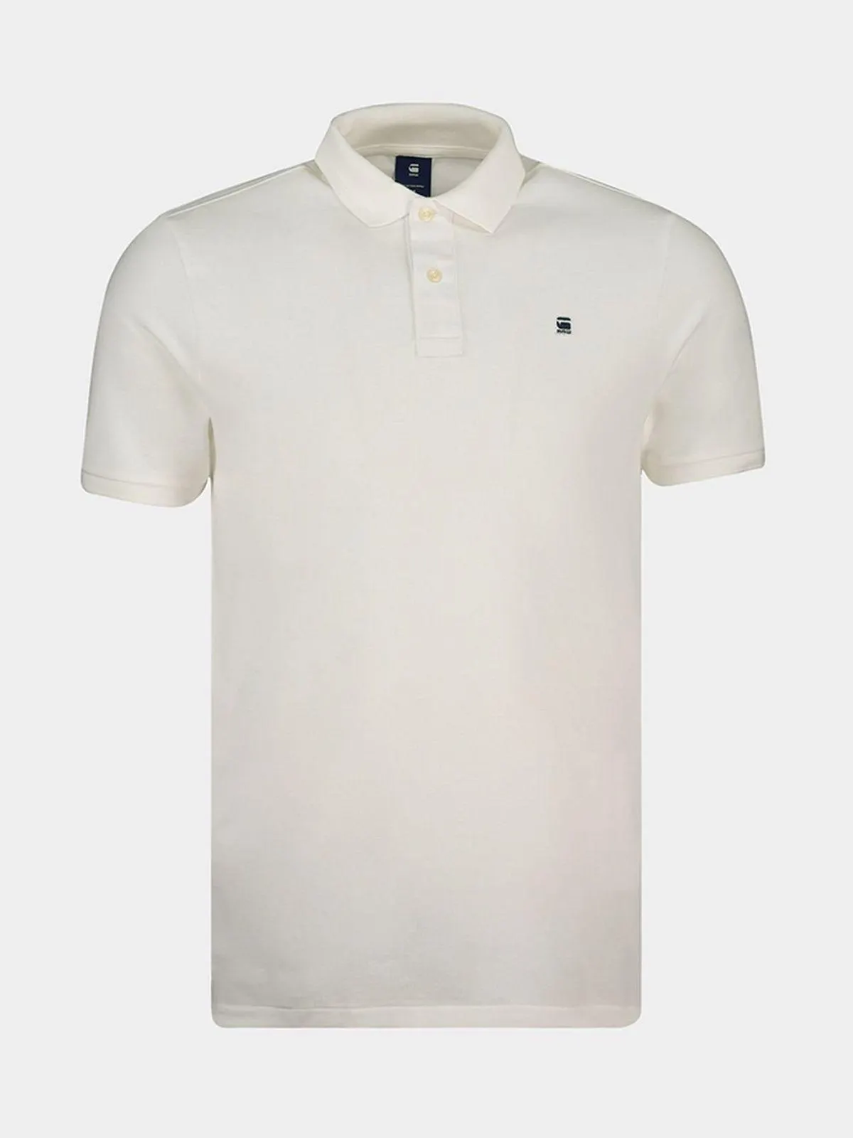 G-Star Men's Dunda Slim White Polo Shirt