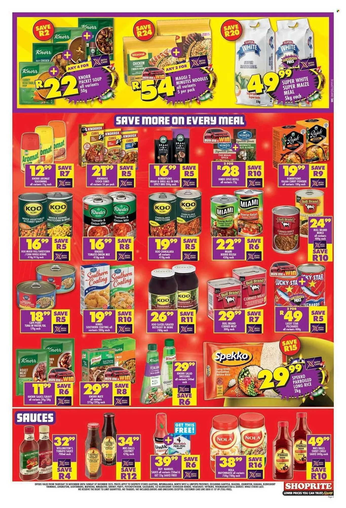 Shoprite catalogue from 20 November to 7 December 2025 - Catalogue Page 5