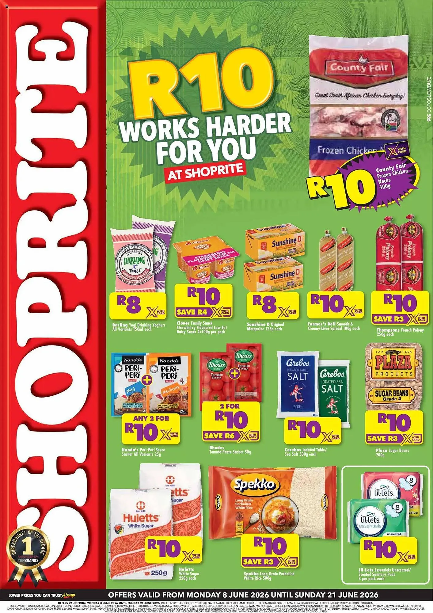 Shoprite catalogue from 8 June to 21 June 2026 - Catalogue Page 1