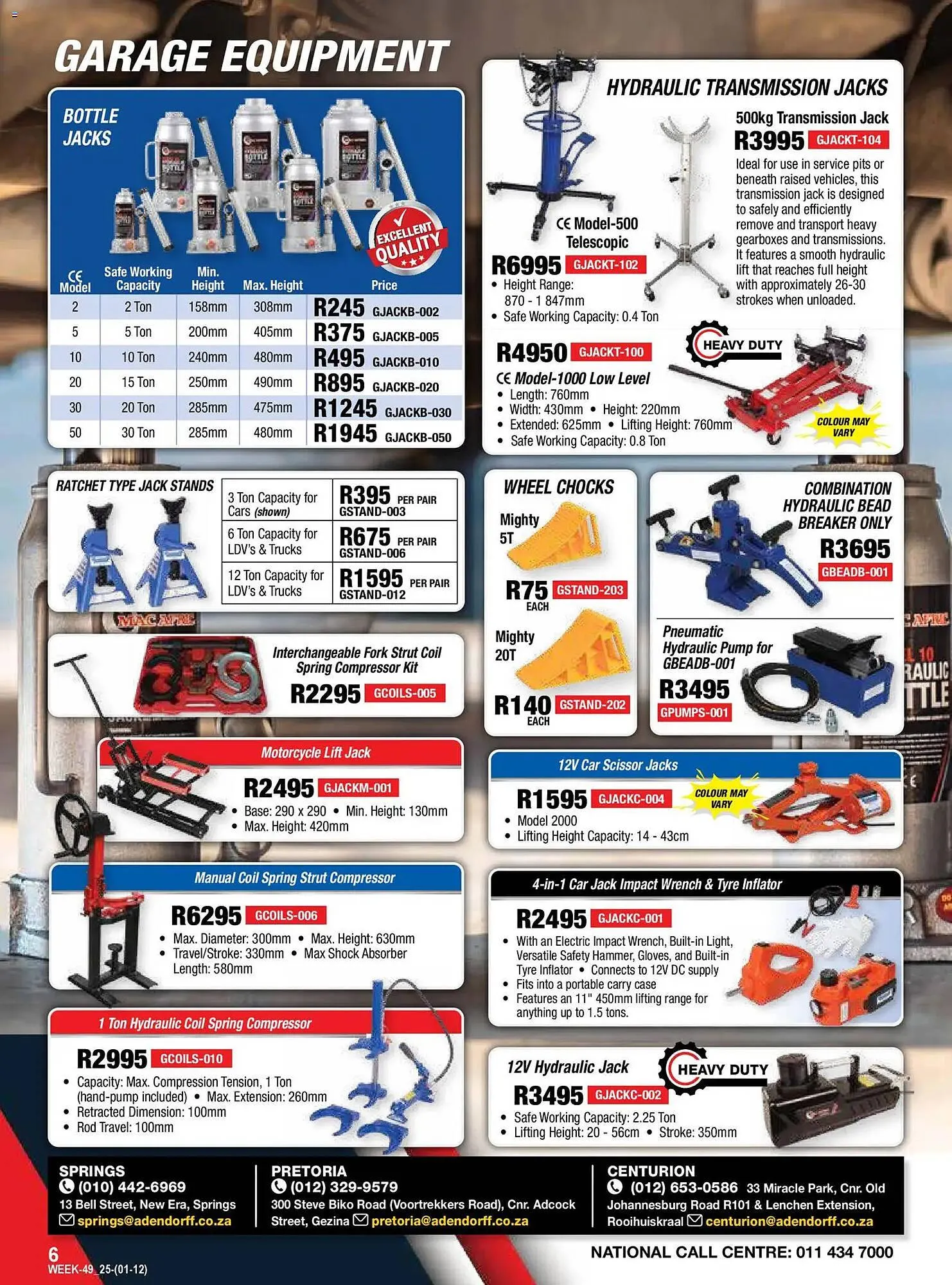 Adendorff Machinery Mart catalogue from 30 November to 31 December 2025 - Catalogue Page 8