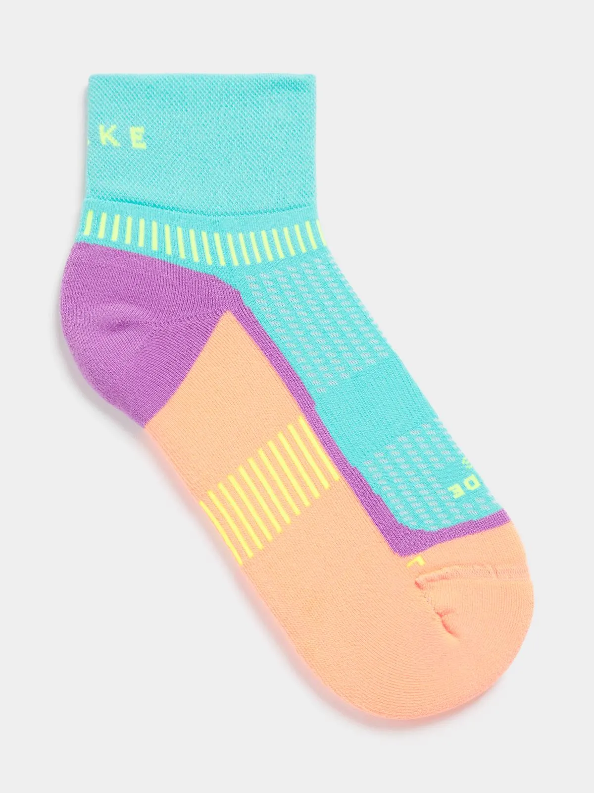 Falke Stride Anklet Peach/Blue Running Socks