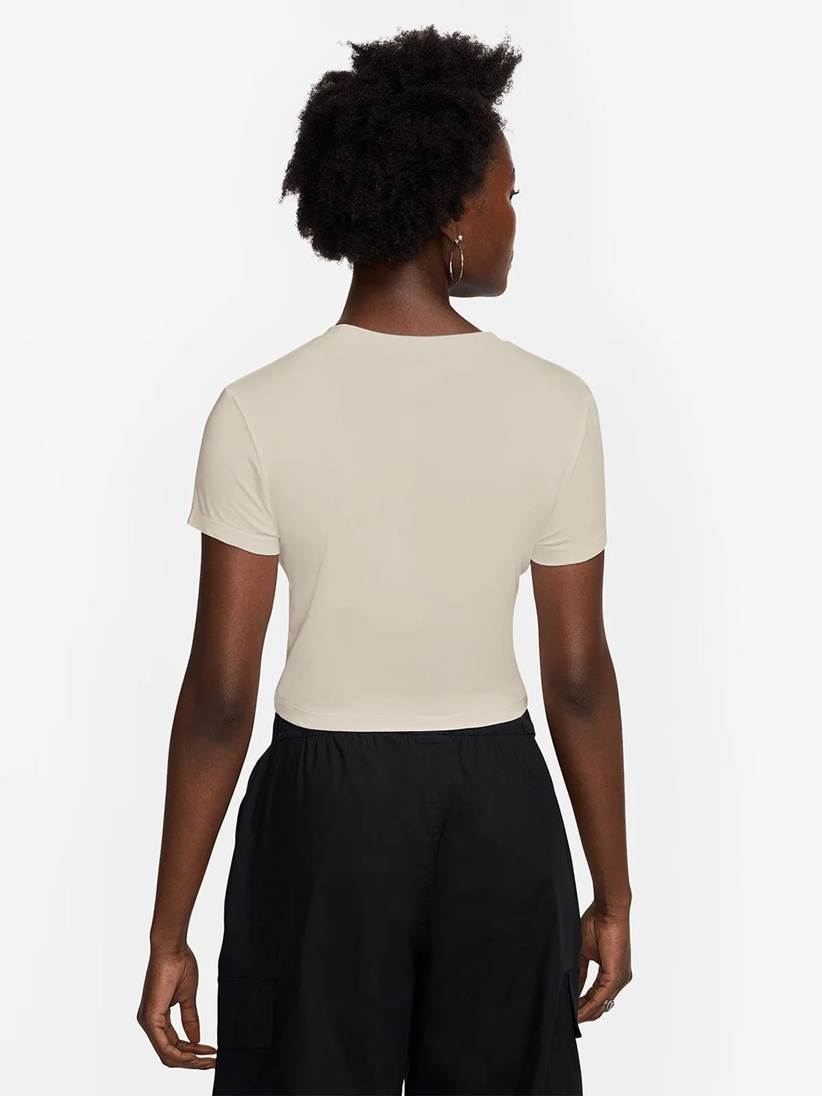 Nike Women's Nsw Chill Knit Light Brown T-Shirt