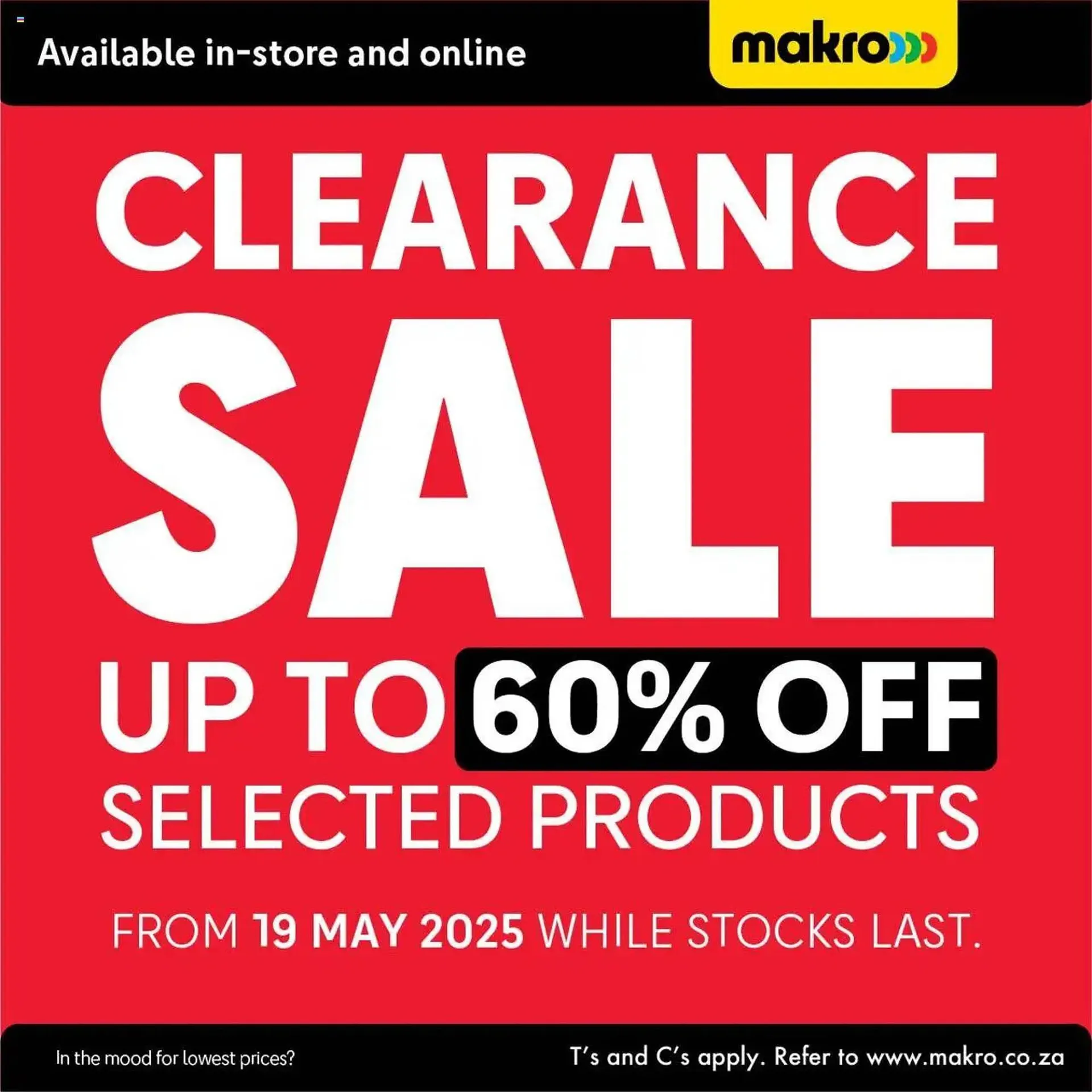 Makro catalogue from 19 May to 31 May 2025 - Catalogue Page 1