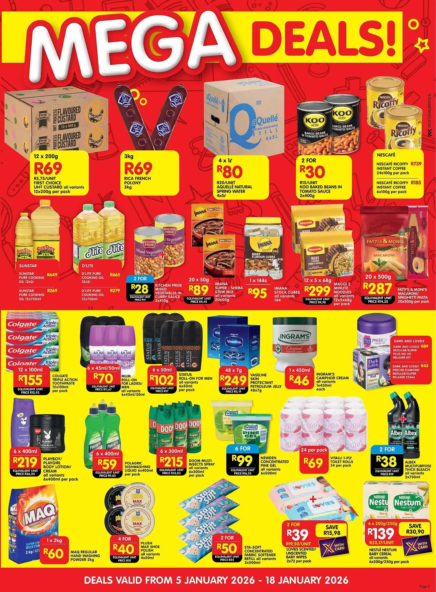 Shoprite catalogue from 5 January to 18 January 2026 - Catalogue Page 3