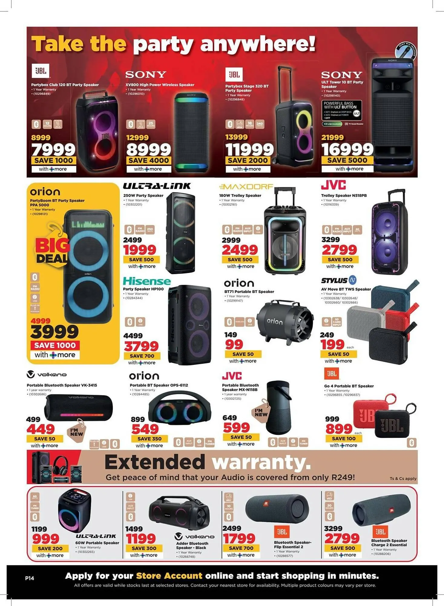 HiFi Corp catalogue from 1 April to 27 April 2025 - Catalogue Page 14