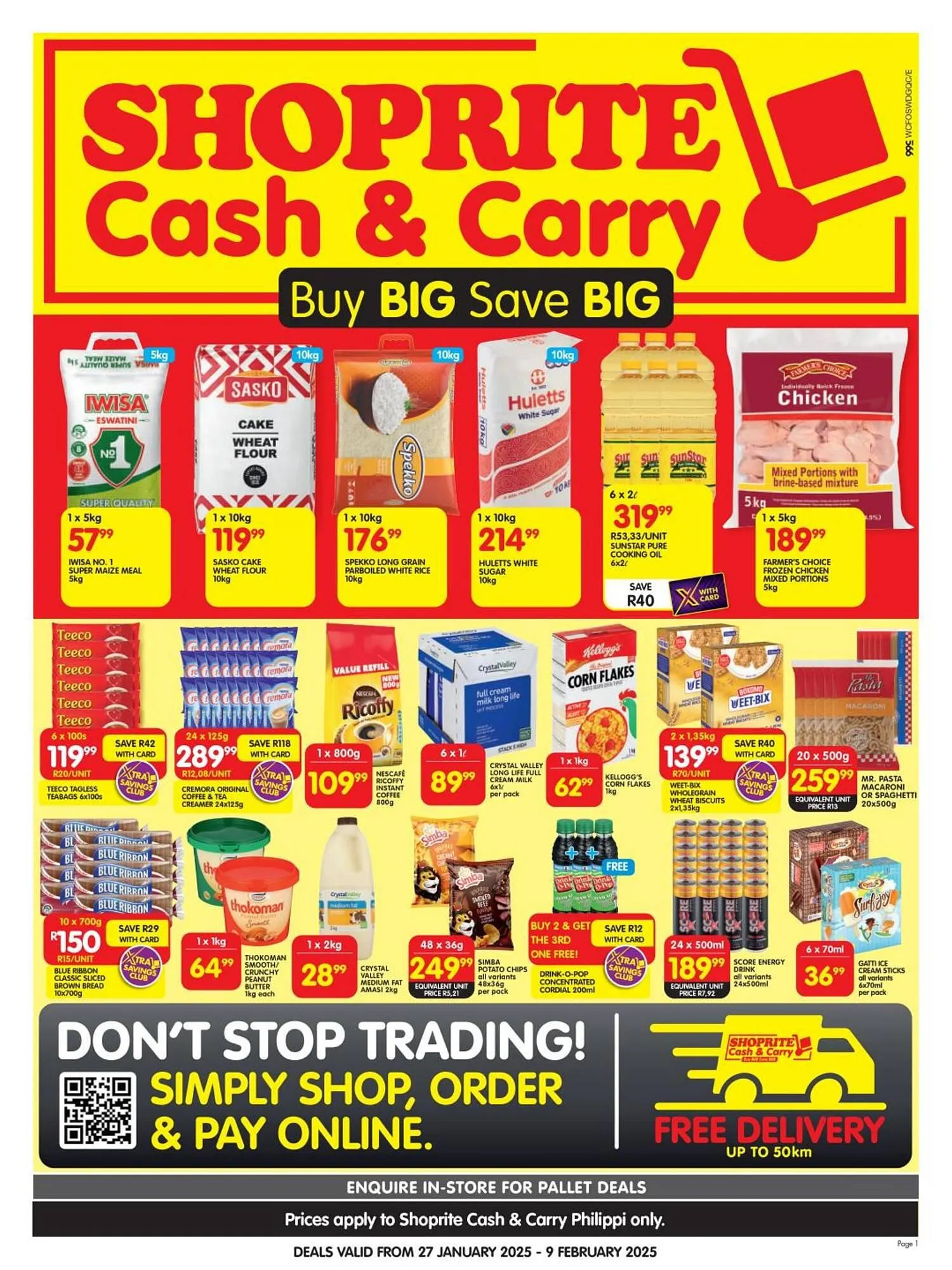 Shoprite catalogue from 27 January to 9 February 2025 - Catalogue Page 1