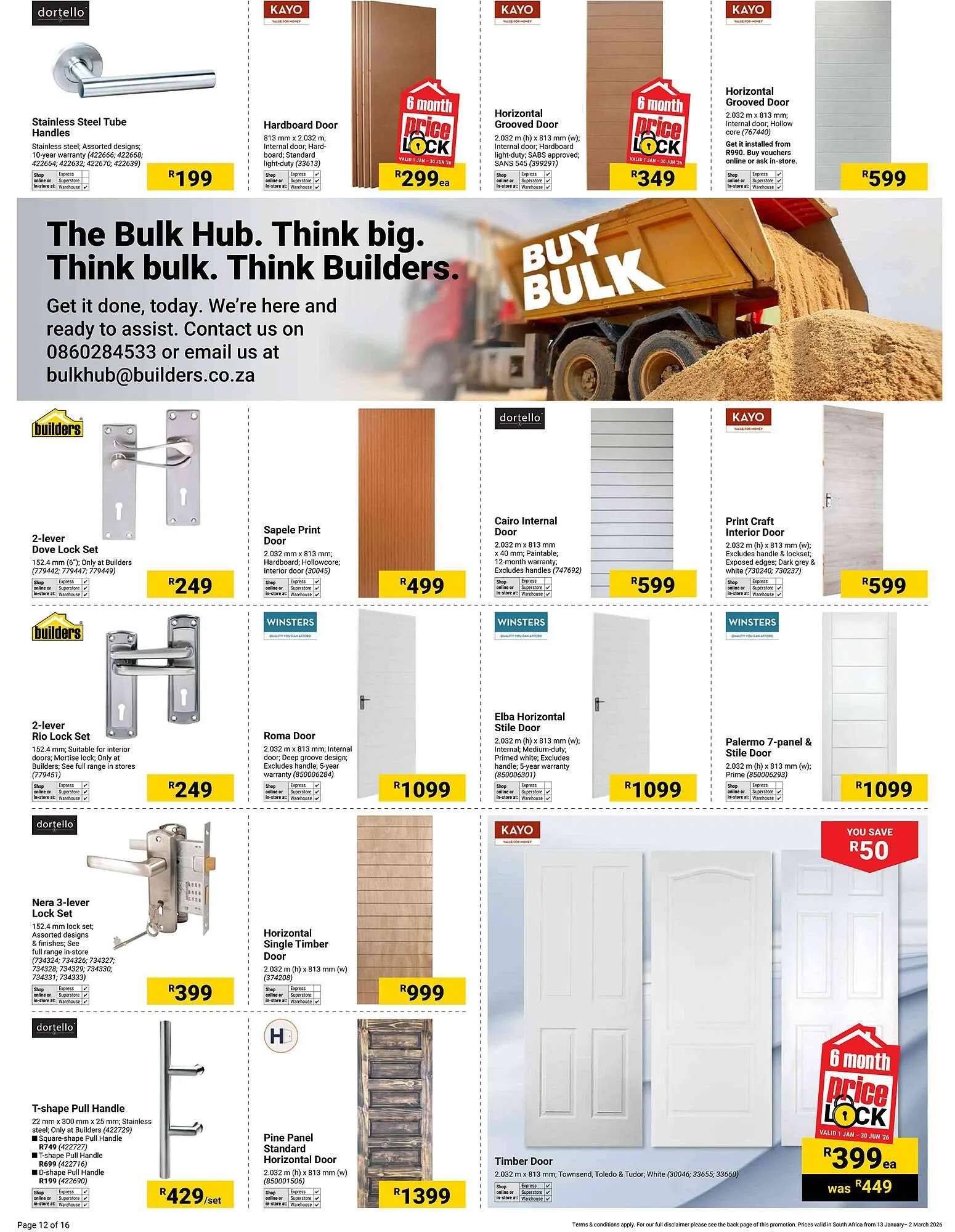 Builders Warehouse catalogue from 13 January to 2 March 2026 - Catalogue Page 11