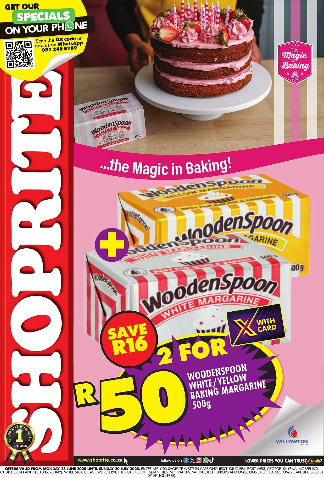 Shoprite catalogue from 23 June to 20 July 2025 - Catalogue Page 1