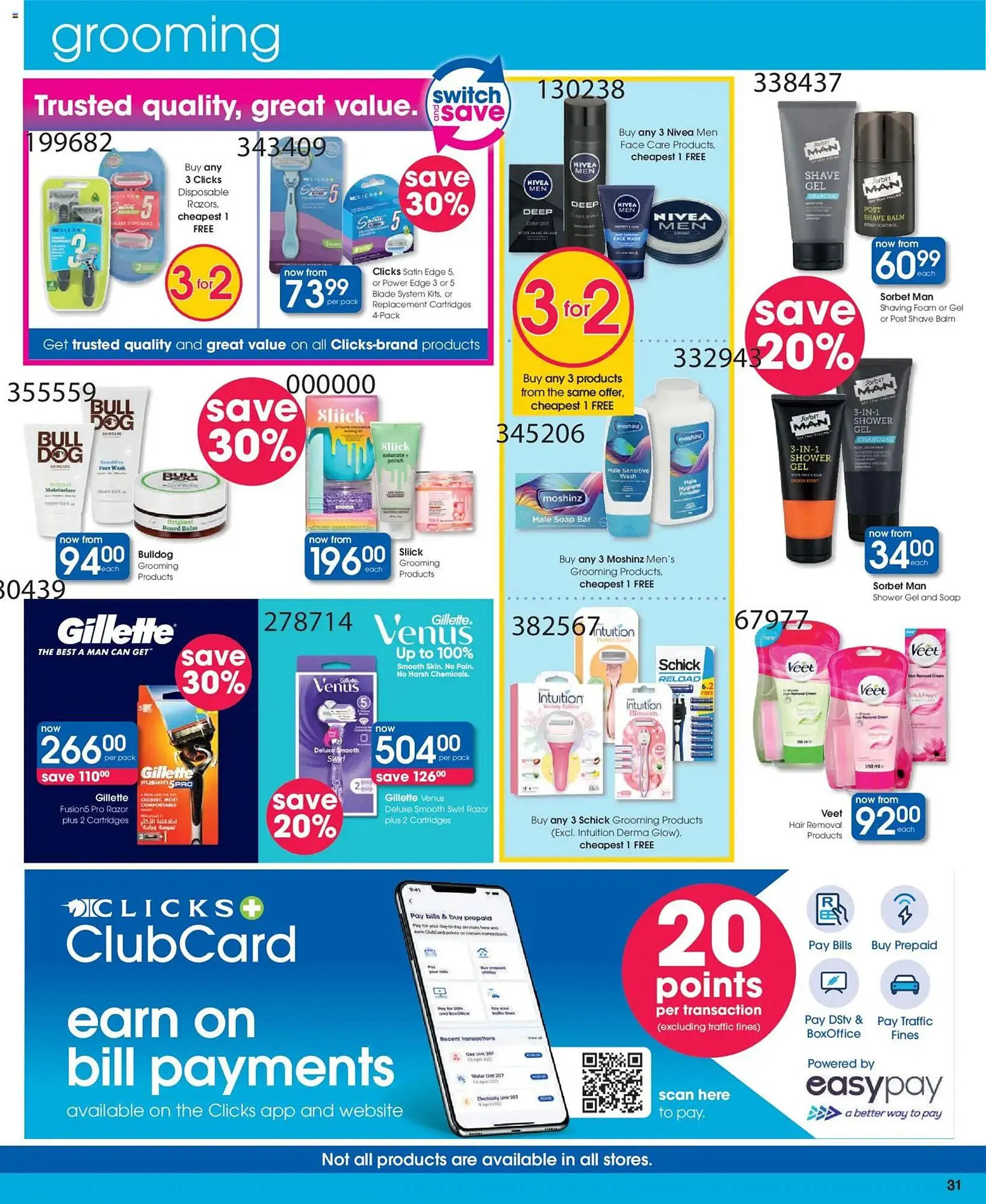 Clicks catalogue from 12 January to 21 January 2026 - Catalogue Page 31