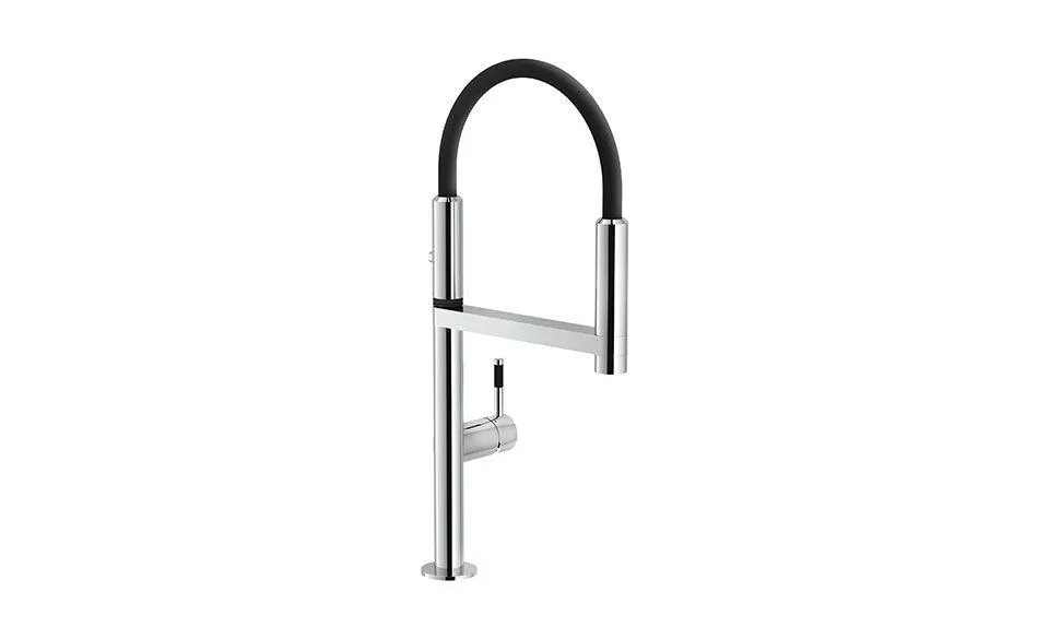 Move Sink Mixer With Black Hose