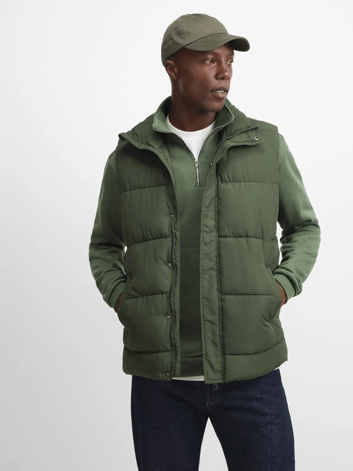 Jet Men's Khaki Gilet